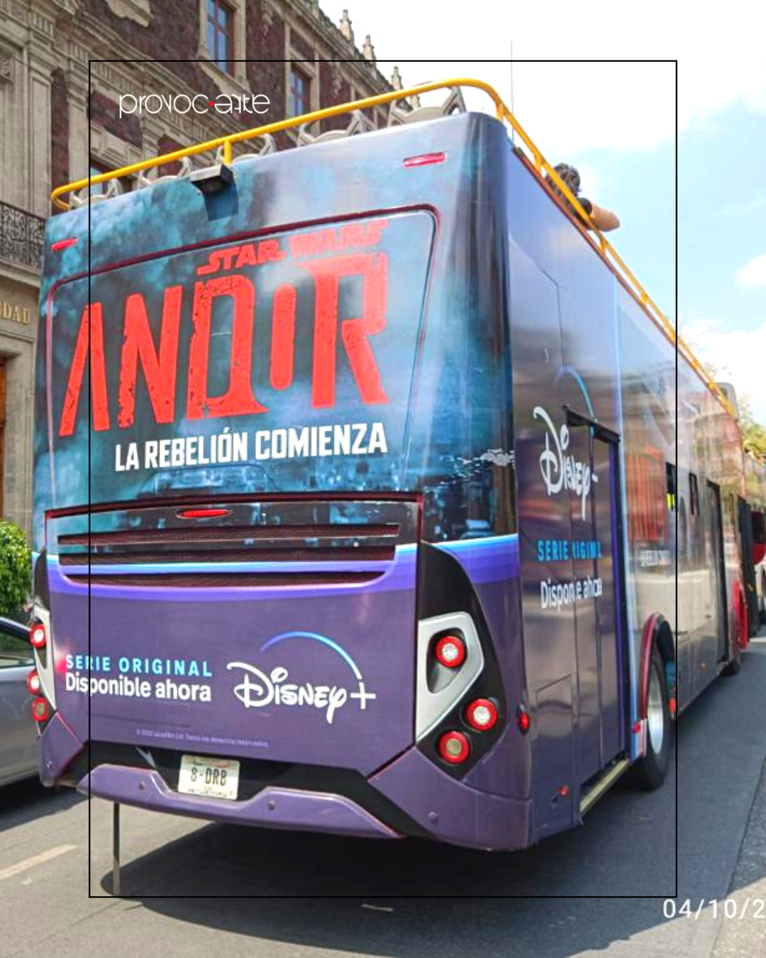 Publicidad en Turibus Andor