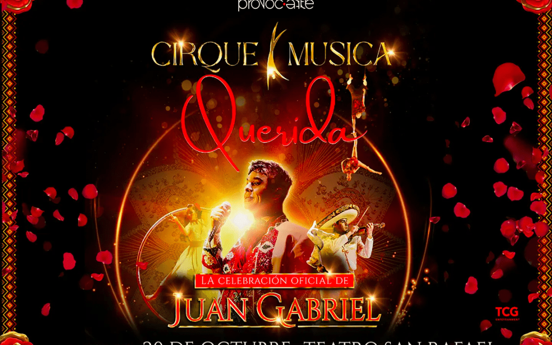 Juan Gabriel “Cirque Música Querida” Neón Photo Opportunity y Cabinas decoradas.